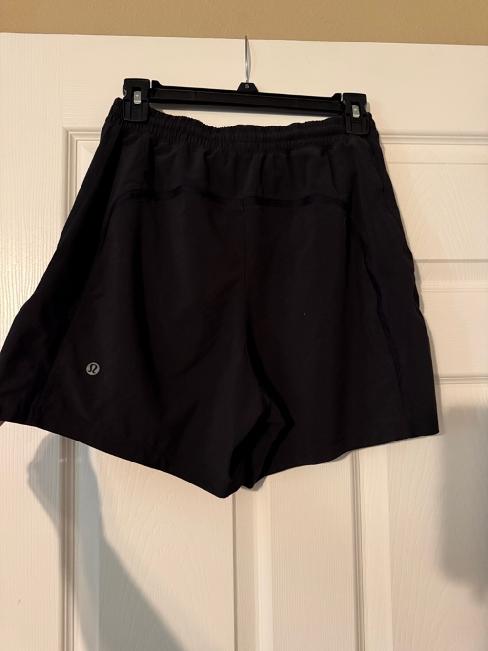 lululemon athletica Black Men's Performance Drawstring Shorts - Picture 2 of 2